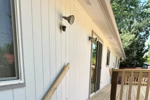 Before a deck remodel
